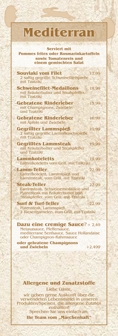 Menu Restaurant Märchenhaft Buxtehude-9
